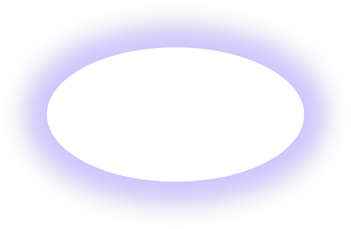 Glowing Dynamic Purple Oval Shape